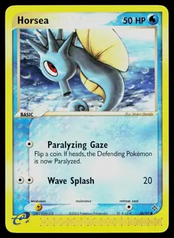 Pokemon Card Dragon Horsea 58/97 Common - Image 1