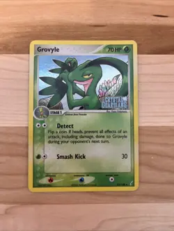 Grovyle 32/100 EX Crystal Guardians Pokemon Card Reverse Holo Stamped Rare - Image 1