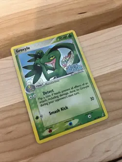 Grovyle 32/100 EX Crystal Guardians Pokemon Card Reverse Holo Stamped Rare - Image 2