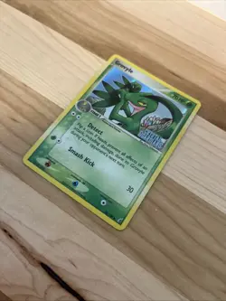 Grovyle 32/100 EX Crystal Guardians Pokemon Card Reverse Holo Stamped Rare - Image 3