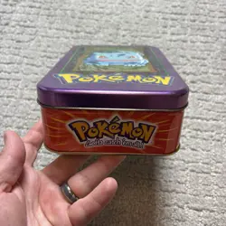 Topps TV Animation Nintendo Edition Pokemon 1999 Bulbasaur Collectible Card Tin - Image 5
