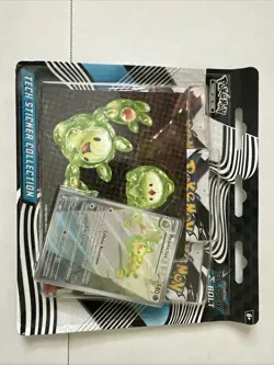 Pokemon TCG Scarlett Violet Black Bolt Tech Sticker Collection 3-Pack Blister - Image 1