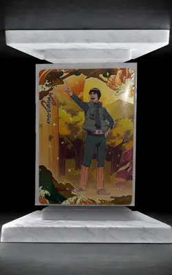 Kayou Naruto Might Guy Series 2 Jin Chapter NRSA02-SE-003L5 Guy sensei Card - Image 3