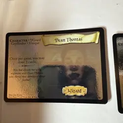 Hermione Granger Professor Thomas Hagrid Foil Holo Harry Potter TCG Vtg 6 Cards - Image 2