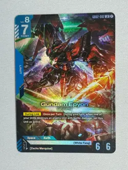 Gundam Card Game Dual Impact Gundam Epyon LR GD02-002 - Image 1