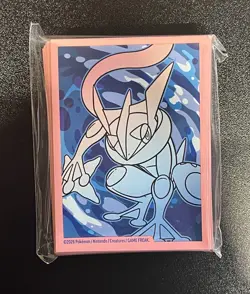 Pokemon Greninja Premium Card Sleeves 65ct Chaos Rising ETB Sealed - Image 1