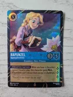 2026 Disney Lorcana Archazias Island Rapunzel EPCOT Promo Card - Image 2