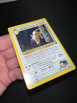 Giovanni's Persian ⭐ 8/132 Holo Gym Challenge Rare Pokemon Card - Image 2