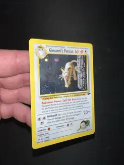 Giovanni's Persian ⭐ 8/132 Holo Gym Challenge Rare Pokemon Card - Image 3