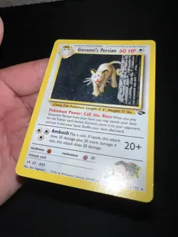 Giovanni's Persian ⭐ 8/132 Holo Gym Challenge Rare Pokemon Card - Image 5