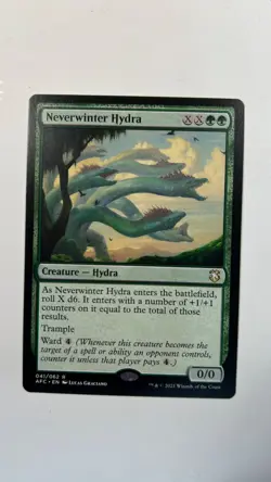 MTG Commander AFC Nerverwinter Hydra 041/062 Forgotten Realms Magic - Image 1