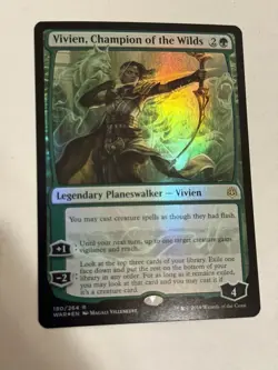 Vivien, Champion of the Wilds foil magic the gathering War of the Spark LP mtg - Image 3