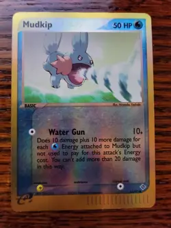 Mudkip 65/97 Reverse Holo Pokemon Card EX Dragon E Series - MP - Image 1