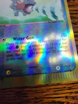 Mudkip 65/97 Reverse Holo Pokemon Card EX Dragon E Series - MP - Image 2