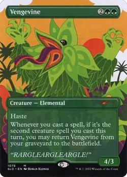 Vengevine - Extended Art SLD NM MTG - Image 1