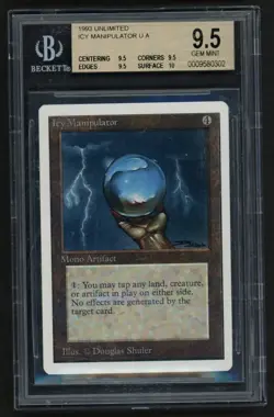 ***BGS 9.5 Quad+ Unlimited Icy Manipulator (Pop 8 Q+ or higher)** MTG Kid Icarus - Image 1