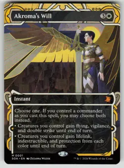 Akroma's Will Mythic Secrets of Strixhaven: Mystical Archive 1 MTG NM 2026 - Image 1