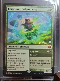 Emeritus of Abundance Secrets of Strixhaven MTG Regular Near Mint - Image 3