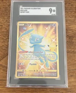 The Pokemon Company Mew 025/025 Celebrations Secret Rare Full Art Holo SGC 9 - Image 1