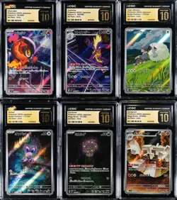 Lot of (6) Pokemon JPN Inferno X/Battle Partners/Mega Brave AR CGC PRISTINE 10 - Image 1
