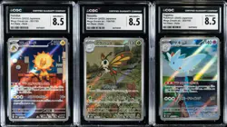 Lot of (6) 2025 Pokemon Japanese Mega Dream ex Art Rare Holo - CGC NM/MINT+ 8.5 - Image 2