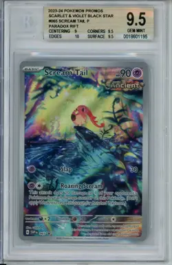 BGS 9.5 - 2023 Pokemon Scream Tail Black Star Promo 065 Paradox Rift ETB - Image 1