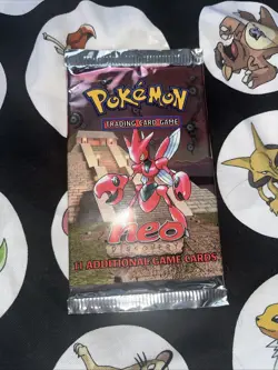 2001 Pokemon Neo Discovery Unlimited Booster Pack Sealed English - Image 1
