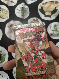 2001 Pokemon Neo Discovery Unlimited Booster Pack Sealed English - Image 4