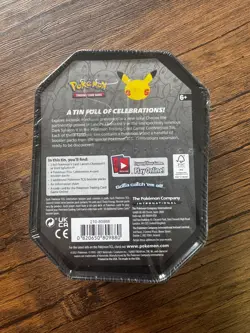 Pokemon TCG Celebrations Dark Sylveon V Tin 25th Anniversary Factory Sealed - Image 3