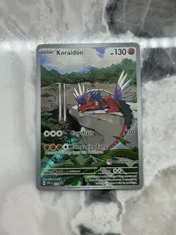 Pokemon S&V Base Koraidon 014 Pokemon Center Stamp PC ETB Promo NM - Image 1