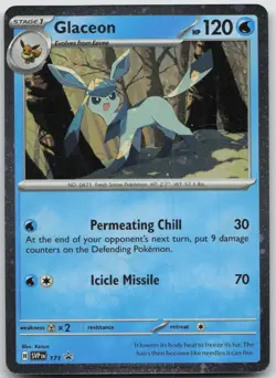 Glaceon (Cosmos Holo) 171 Holo Promo Scarlet & Violet Promo Pokemon Near Mint - Image 1