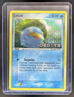 2005 Pokemon EX Deoxys Lotad Reverse Holo #35/107 Damaged - Image 1