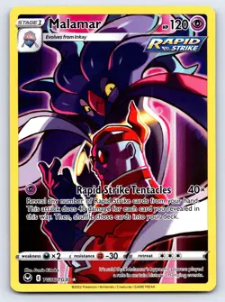 Malamar TG06/TG30 Holo Silver Tempest Trainer Gallery Pokemon NM - Image 1