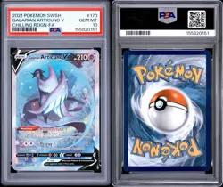 2021 POKEMON SWSH CHILLING REIGN PSA 10 GALARIAN ARTICUNO V ALTERNATE ART 170 - Image 3