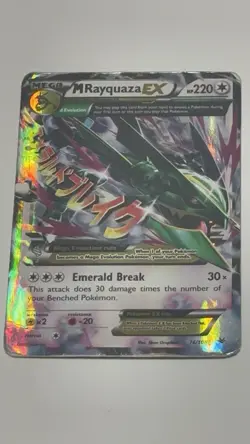 The Pokemon Company M Rayquaza EX 76/108 Roaring Skies Ultra Rare Holo Eng - Image 1