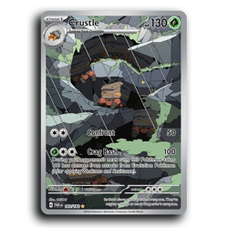 Crustle 183/182 Illustration Rare Paradox Rift Pokemon NM - Image 1