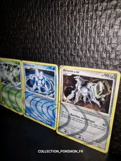 Lots De 3 Cartes Pokemon : ARCEUS NIV.100 Holo - Arceus - FR 🇨🇵 - Image 3