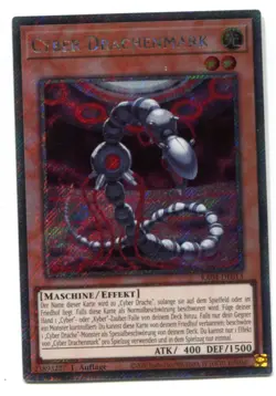 Yu-Gi-Oh! Cyber Drachenmark Platinum Secret Rare RA04-DE013 - Image 1