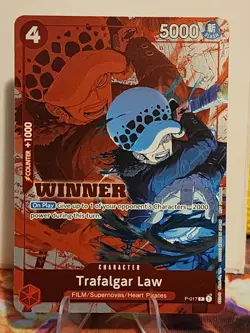 Trafalgar Law (Winner Pack Vol. 7) P-017 One Piece Promotion Cards Foil NM - Image 1