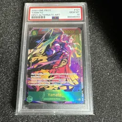 2022 One Piece OP01-Romance Dawn #121 Yamato SEC Alt Art PSA 10 - Image 1
