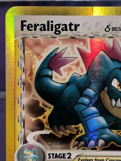 Feraligatr (Delta Species) EX Dragon Frontiers 2/101 - Pokemon TCG Rare - MP - Image 2