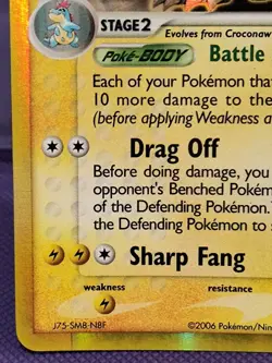 Feraligatr (Delta Species) EX Dragon Frontiers 2/101 - Pokemon TCG Rare - MP - Image 5