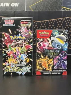 Pokemon Paldean Fates Shiny Treasure Booster Bundle Jap & Eng Brand New Set! - Image 2