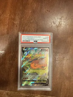 2022 Pokemon SWSH BSP Charizard V FA UPC #260 PSA 10 GEM MT Full Art Promo - Image 1