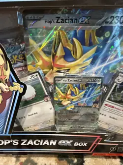 Pokemon TCG Hop's Zacian ex Collection Box Sealed Brand New -corner dent -W80 - Image 3