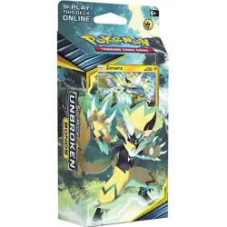 Pokemon Sun & Moon Unbroken Bonds Theme Deck Lightning Loop Zeraora - Image 1