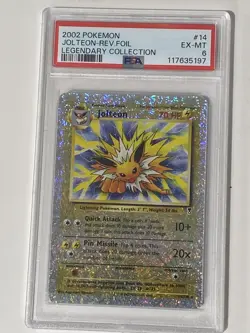 Pokemon Jolteon Reverse Holo Legendary Collection 14/110 PSA 6 TCG WOTC - Image 1