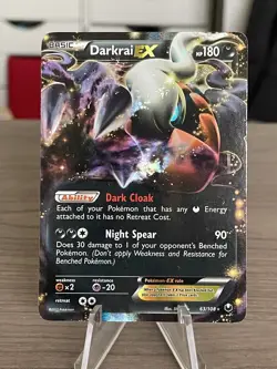 Pokemon Darkrai EX 63/108 Dark Explorers Holo Ultra Rare LP - Image 1