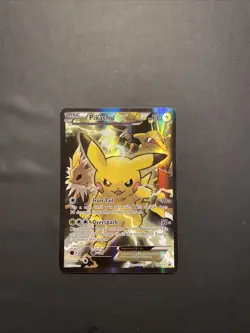Pikachu EX #XY124 Sun & Moon Promo Pokemon 2016 LP Ungraded - Image 1
