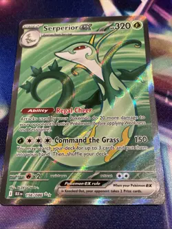 Pokemon TCG Serperior ex 156/086 Holo Double Rare Black Bolt NM/M - Image 2